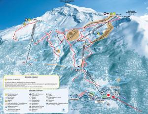 冬天的Chalet Mélèze skis aux pieds Alpes, Sainte-Foy station 1550