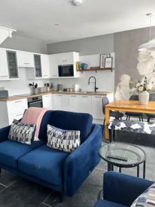 Η κουζίνα ή μικρή κουζίνα στο Isfryn, holiday home in Aberdyfi