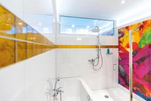 Koupelna v ubytování Hotel Kleiner Riesen