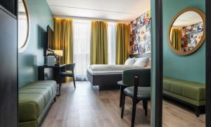Postel nebo postele na pokoji v ubytování Thon Hotel Snø