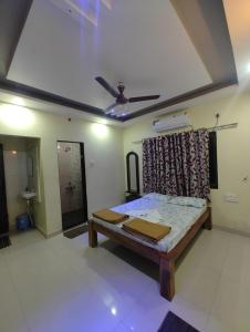 Letto o letti in una camera di Konkan Villa Dream