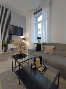 Area tempat duduk di Apartament blisko dwóch jezior na Warmii i Mazurach