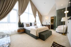 Posteľ alebo postele v izbe v ubytovaní Hotel Bohemian Garni - Skadarlija