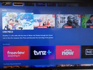 a tv screen with a bunch of different types of movies at 1 Bed 1 Bathroom w Parking Wi-Fi TV in Auckland
