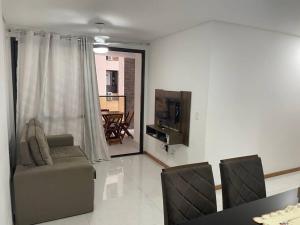 Posezení v ubytování Apartamento mobiliado em Vila Velha