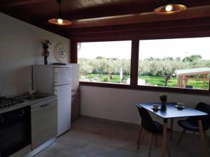 A kitchen or kitchenette at L'ANFORA DELLE MURELLE