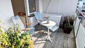 Lake Lucerne Paradise Apartment的阳台或露台