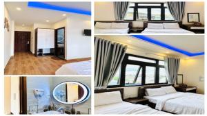 Letto o letti in una camera di Hotel Duy Dũng - Đà Lạt