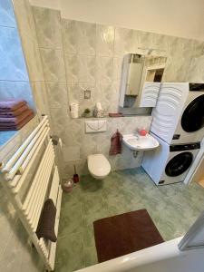 Koupelna v ubytování Ferienwohnung Teichidyll Altenburg + 11 fotografií
