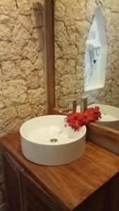 Salle de bains dans l'établissement Zanzibar Dream Lodge