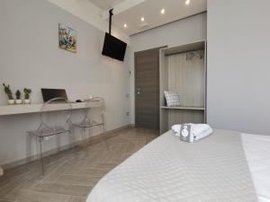 Postel nebo postele na pokoji v ubytování Green Guest House