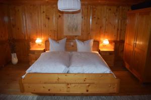 Postel nebo postele na pokoji v ubytování Landhaus Brif