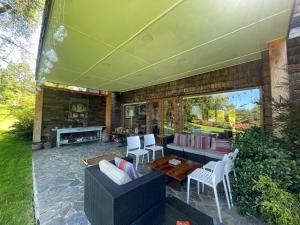 Zahrada ubytování B&B Puerto Varas Playa Venado