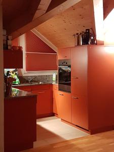 Η κουζίνα ή μικρή κουζίνα στο Penthouse Apartment in Davos