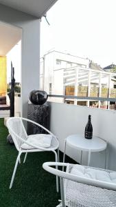 En balkong eller terrass på Helle Wohnung in Top Lage!
