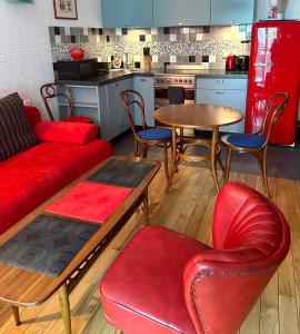 Lounge o bar area sa Project Comfort Leszczyńska 4/33 Warszawa