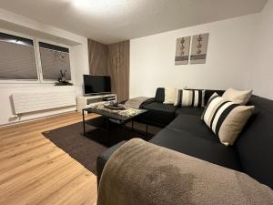 TV a/nebo společenská místnost v ubytování Apartment Enzian