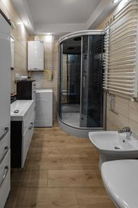 Koupelna v ubytování Apartament City Center Cichy Zdrój