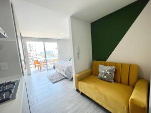 Χώρος καθιστικού στο Apartastudio loft en Bucaramanga