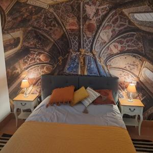 Säng eller sängar i ett rum på Quinta de Matrena