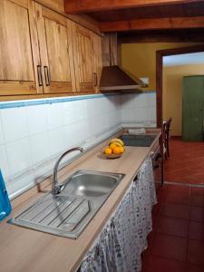 Η κουζίνα ή μικρή κουζίνα στο Casa Rural Finca Las Dulces