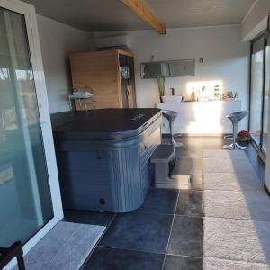 Kuchyň nebo kuchyňský kout v ubytování Holiday home Novak M