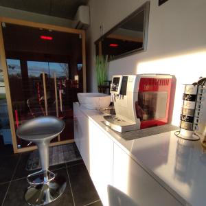 Kuchyň nebo kuchyňský kout v ubytování Holiday home Novak M