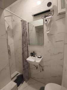 Vannituba majutusasutuses Apartman Centar Ivanjica