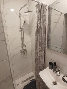 Vannituba majutusasutuses Apartman Centar Ivanjica