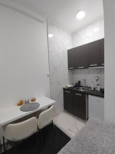 Köök või kööginurk majutusasutuses Apartman Centar Ivanjica