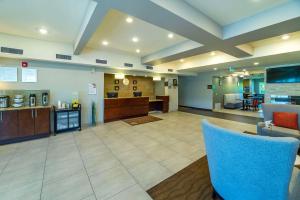 a lobby of a hospital with a waiting room at Comfort Inn & Suites in Terrace