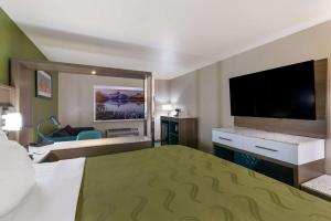 TV a/nebo společenská místnost v ubytování Quality Inn Alpine