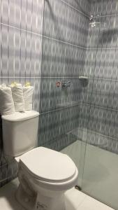 Ванна кімната в Hotel Dulces Sueños