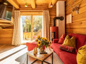 Χώρος καθιστικού στο Nature Lodge Kaprun A