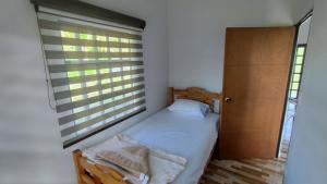 Postel nebo postele na pokoji v ubytování CASA CAMPESTRE LAS MARIAS
