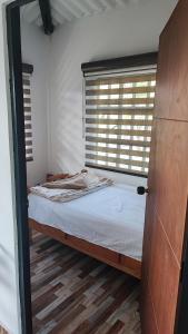 Postel nebo postele na pokoji v ubytování CASA CAMPESTRE LAS MARIAS