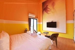 Televiisor ja/või meelelahutuskeskus majutusasutuses Ocean View Hall B&B