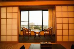 Kaigaku Onsen Resort Shirahama的休息区