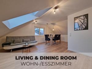 Χώρος καθιστικού στο Angel’s Sky Apartment Bühl