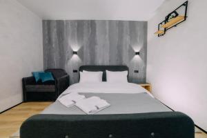 Posteľ alebo postele v izbe v ubytovaní Rado Hotel Spa
