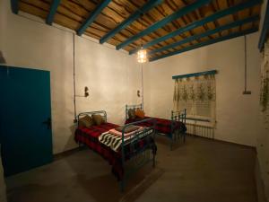 1 dormitorio con 2 camas en una habitación en İvanovka Butik House, en İvanovka