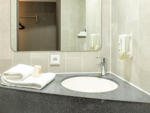 Vannituba majutusasutuses B&B Hotel Mannheim-Neuostheim
