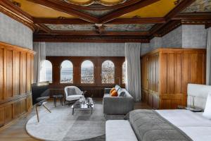 Posezení v ubytování Château d'Ouchy