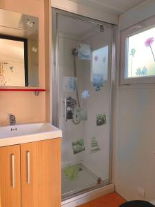 Koupelna v ubytování Mobil-home une chambre