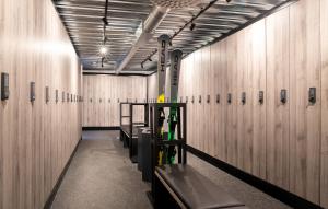 Fitness centrum a/nebo fitness zařízení v ubytování Basecamp Narvik