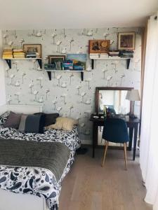 Posezení v ubytování Appartement lumineux 2 chambres
