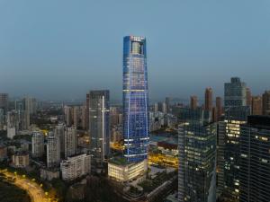 武汉景观或在酒店看到的城市景观