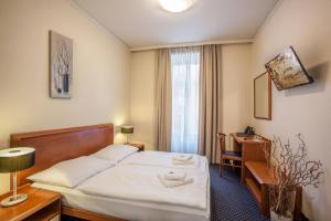 Postel nebo postele na pokoji v ubytování Hotel Europa