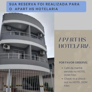 a collage of two pictures of a building at Dom Fish Hotel & Rede Hs Hotelaria in Florianópolis