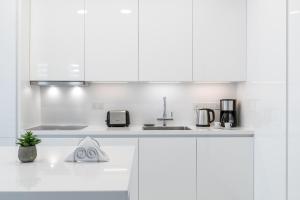 Кухня или мини-кухня в Silver Park
